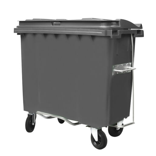 CONTENTOR 770L CINZENTO COM PEDAL