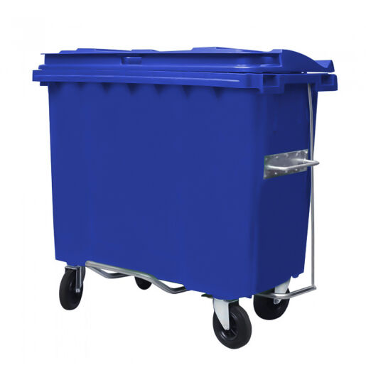 CONTENTOR 660L AZUL COM PEDAL