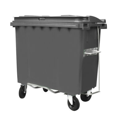 CONTENTOR 660L CINZENTO COM PEDAL